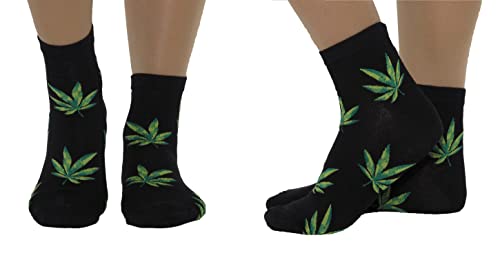 Rungassi 2er Set (2 Paar) Herren Crazy Socken Kurze Länge Gr. 42-47 Hanf von Rungassi