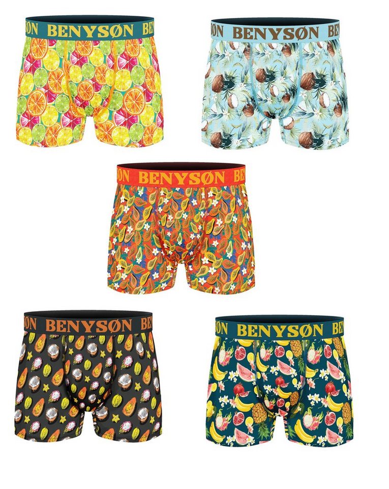 Rungassi Boxershorts 5 x Herren Boxershorts Slips Shorts Unterhosen 7125 Größe: M von Rungassi