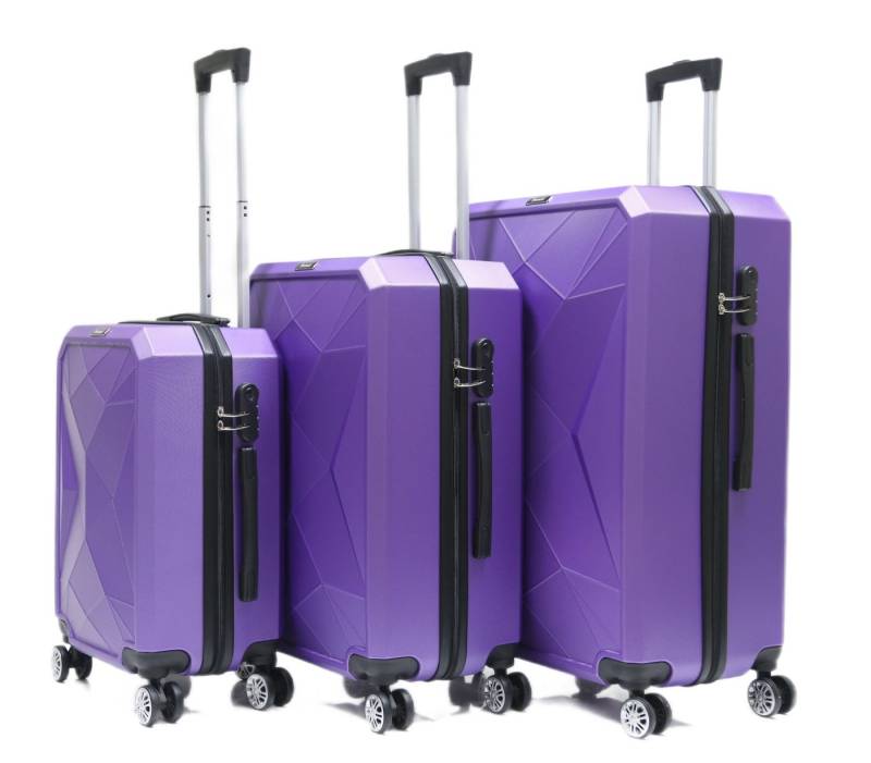 Rungassi Kofferset Rungassi Hartschalenkoffer Trolley Reisekoffer Koffer Set CF-ABS03 von Rungassi
