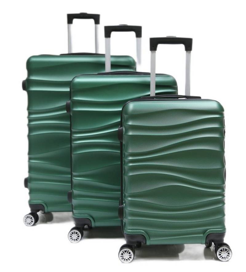 Rungassi Kofferset Rungassi Hartschalenkoffer Trolley Reisekoffer Koffer Set CF-ABS04 von Rungassi
