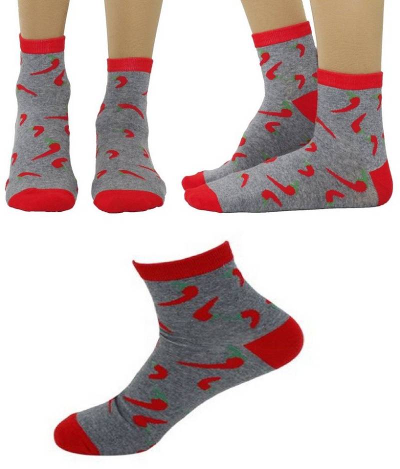 Rungassi Socken 2er Set (2Paar) Damen Crazy Socken 3/4 Lang Gr.39- von Rungassi