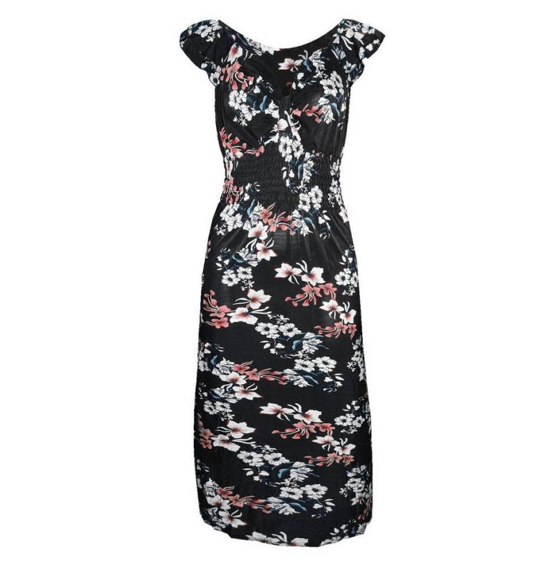 Rungassi Strandkleid Rungassi Deluxe Damen Strandkleid Sommerkleid ONESIZE S-XXL 801 Schwa (1-tlg) von Rungassi