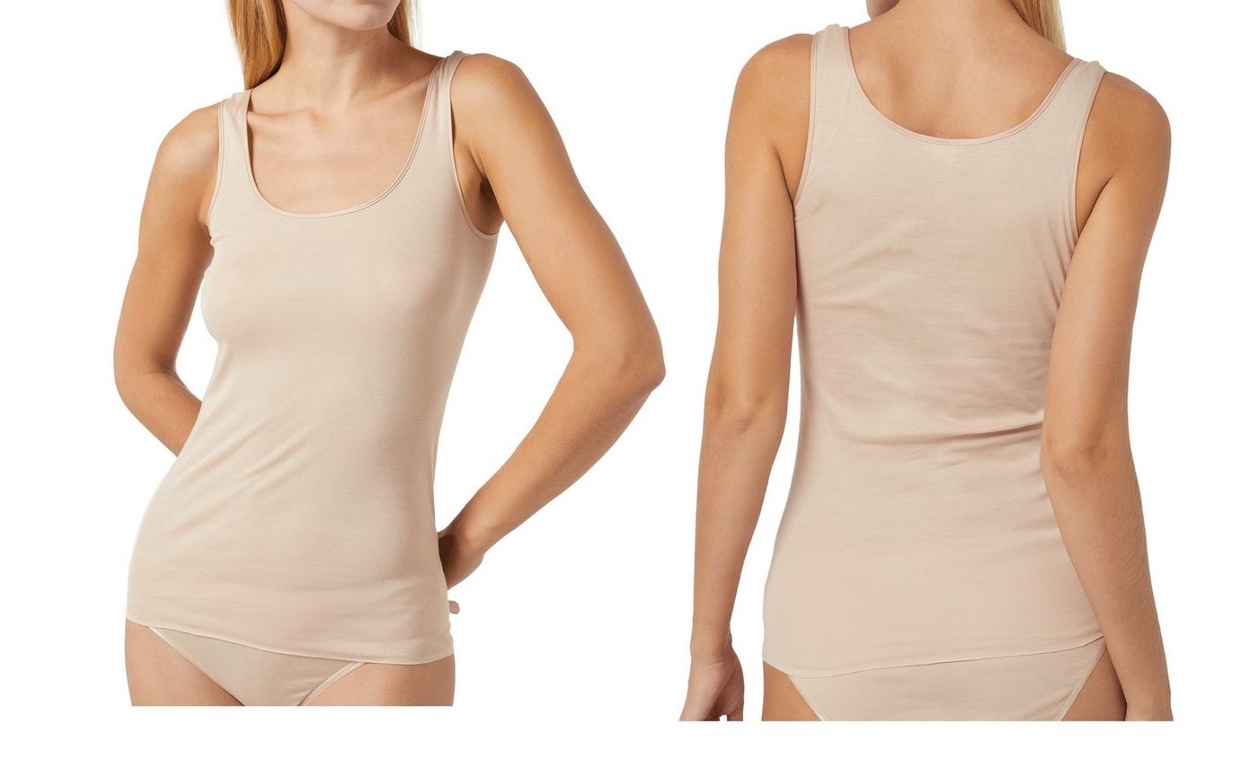 Rungassi Unterhemd 2er Set Damen Unterhemd Baumwolle Tank Top Achselhemd Damentop 811 von Rungassi