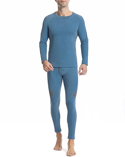 Runhit Thermounterwäsche Herren Winter Funktionsunterwäsche Thermounterhose Herren Unterhosen Lang Funktionswäsche Skiunterwäsche Thermo Unterwäsche Männer Extra Warm M von Runhit