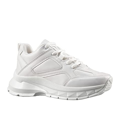 Runner Boss Damen TRFRUB100055 Sneaker, White, 36 EU von Runner Boss