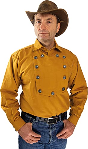 Running Bear Camelbraunes Country Westernhemd M - 4 XL L - 52/54 Wild West Line Dance Kleidung von Running Bear