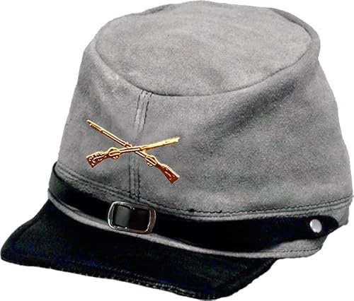 Country Western Biker Ledercap Südstaaten - Running Bear Cap Mütze USA grau Wild West Line Dance Kleidung von Running Bear