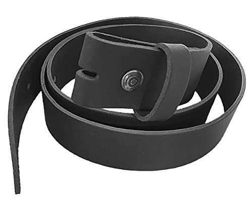 Running Bear Wechselgürtel mit Druckknöpfen zum wechseln einer Gürtelschnalle aus Leder. 4 cm breit (140 cm) von Running Bear