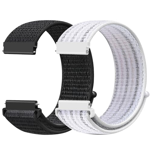 Runostrich 19mm Nylon Sport Loop Armband kompatibel mit Willful/YAMAY/Letsfit/LETSCOM/LIFEBEE/Lintelek ID205 ID205L ID205G ID205S ID205U Schnell Freigeben Armband für Damen Herren von Runostrich