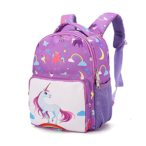 Runuo Mädchen Einhorn Rucksack,Kindergarten Schulrucksack Kids Schultaschen Kindergarten Rucksack Kids Outdoor Travel Daypack von Runuo