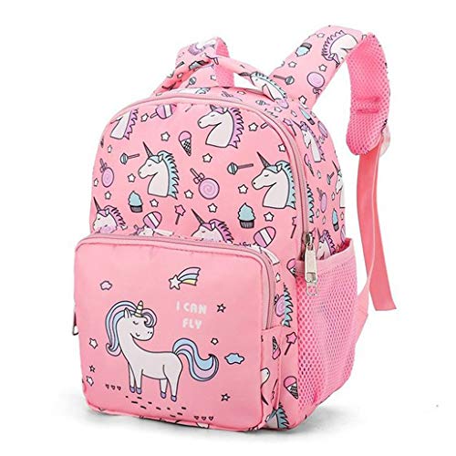 Runuo Mädchen Einhorn Rucksack,Kindergarten Schulrucksack Kids Schultaschen Kindergarten Rucksack Kids Outdoor Travel Daypack von Runuo