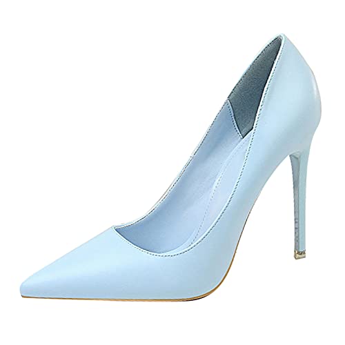 Runxingfu Frauen Spitze Zehe High Heels - Damen Slipper Stilettos Elegant Kleid Party Abend Pumps Smart Büro Arbeit Gericht Schuhe 7.5cm/10.5cm von Runxingfu