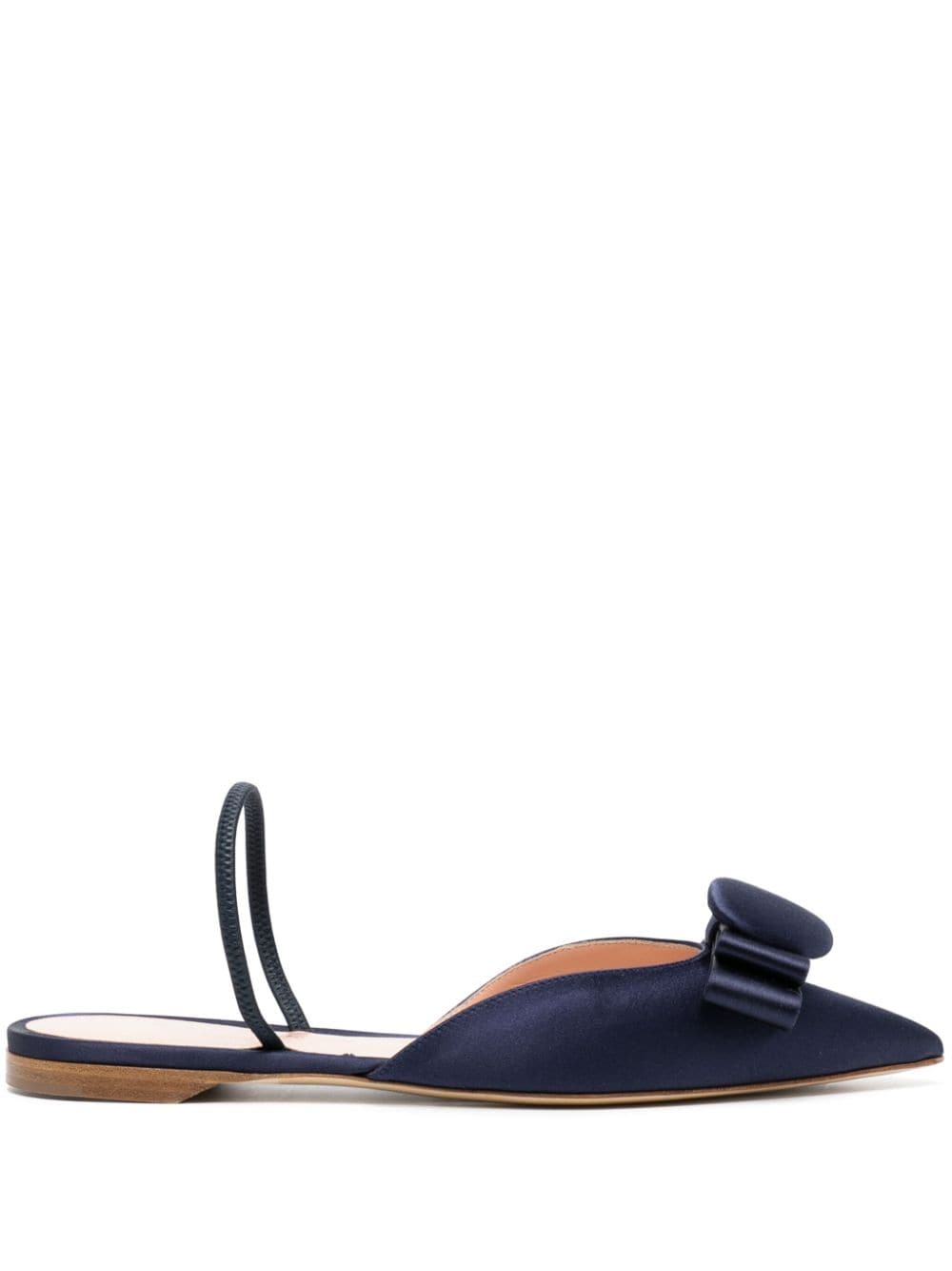 Rupert Sanderson Belinda Mules aus Satin - Blau von Rupert Sanderson