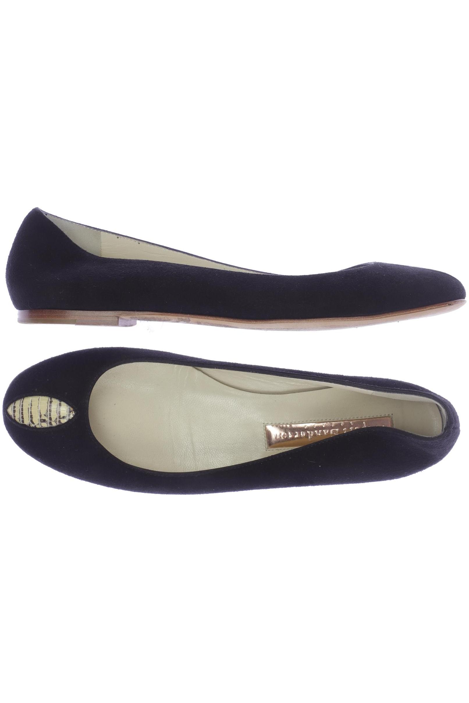 Rupert Sanderson Damen Ballerinas, schwarz von Rupert Sanderson