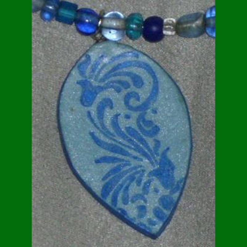 Blauen Wellen Halskette von Ruphia