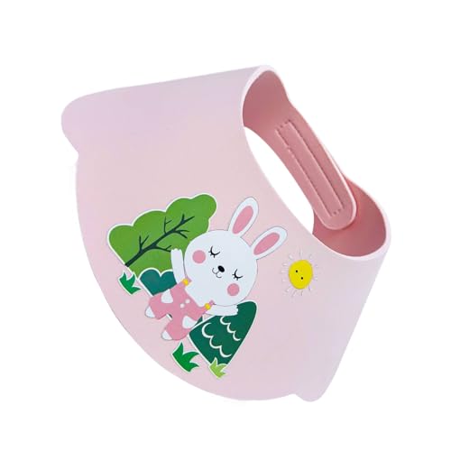 Duschhaube für Kinder | Wasserabweisendes -Shampoo-Visier zum Schutz der Augen | verstellbarer Badewannenschutz für Kinder, Ohrenschutz, Augenabdeckung für Badezimmer von Rurunklee