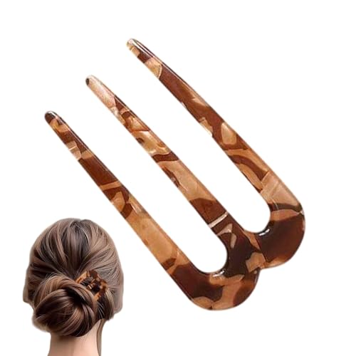 French Pin für dünnes Haar - Mädchen Dekorative Gabeln - Modische Haargabeln Pins zum Stylen für Frauen und Mädchen Accessoires von Rurunklee