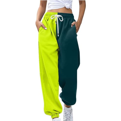 Jogginghose Damen, Jogginghose Damen Lang Sporthose Frauen Damenhose Warme Freizeithose Relaxhose Trainingshose Sportbekleidung Yoga Hose Sweatpants mit Streifen für Sport Freizeit von Rusaly