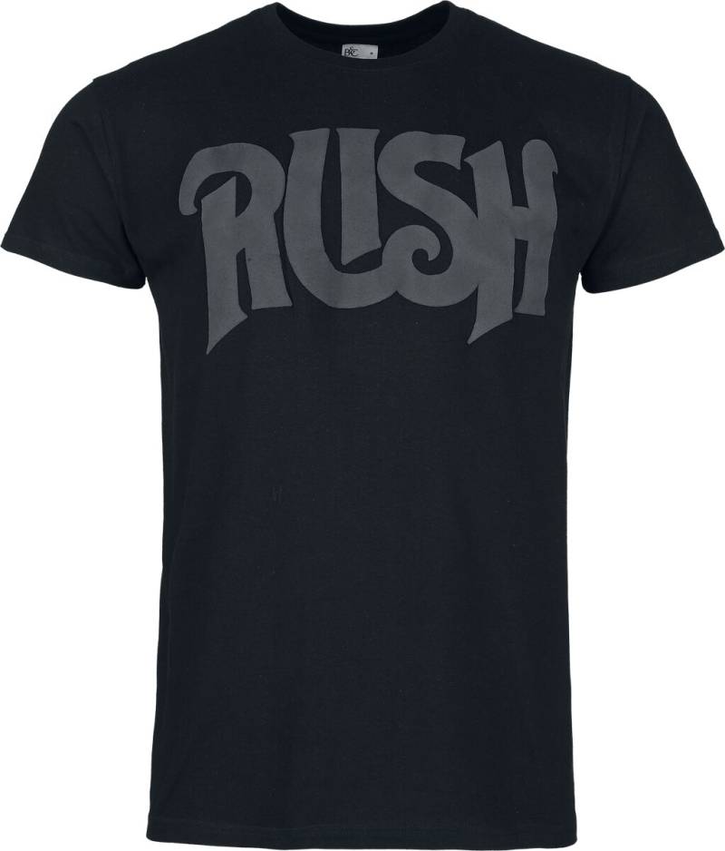 Rush Logo 3D Druck T-Shirt schwarz in S von Rush
