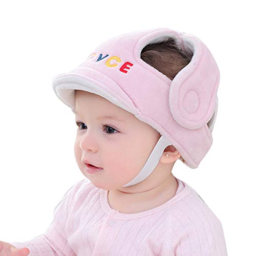 Ruspela Baby Helm Kleinkind Schutzhelm Kleinkind Schutzhelm Schutzgurte Hut Cap Einstellbare Kopfschutz Kopfschutz von Ruspela