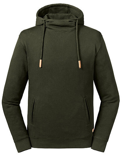 Russel Pure Organic Herren Langarm Hoodie Kapuzenpulli Pullover Kapuzenpullover Bio Baumwolle von Russel Pure Organic