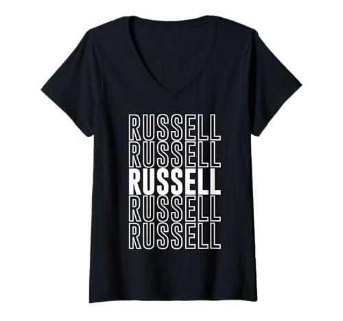 Damen Russell T-Shirt mit V-Ausschnitt Damen Russell T-Shirt mit V-Ausschnitt von Russell Apparel
