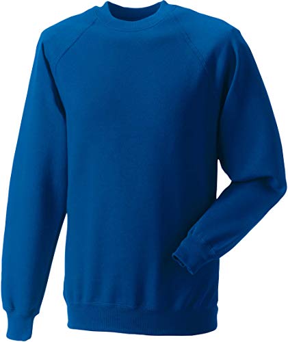 Russel Europe Herren Raglan Sweatshirt Pullover, Größe:S, Farbe:Bright Royal von Russell Athletic