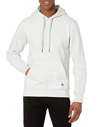 Russell Athletic Herren Kapuzenpullover mit hohem Baumwollanteil 2.0 Premium-Fleece Hemd, Asche, XXX-Large von Russell Athletic