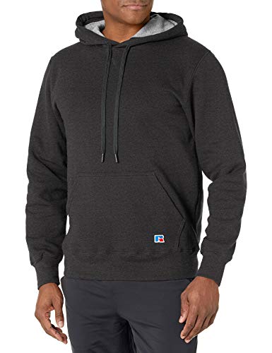 Russell Athletic Herren Cotton Classic Fleece Hoodie Hemd, Charcoal Heather, Medium von Russell Athletic