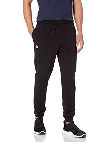 Russell Athletic Herren Cotton Classic Jersey Jogger Trainingshose, Black, XL von Russell Athletic