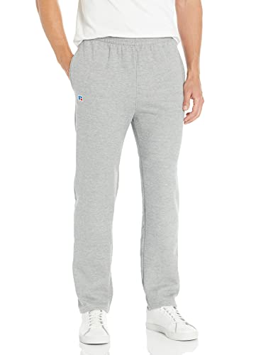 Russell Athletic Herren Cotton Classic Open Bottom Fleece Sweatpants Trainingshose, Oxford, M EU von Russell Athletic