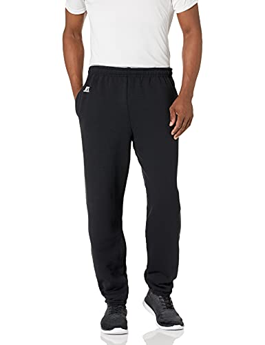 Russell Athletic Herren Dri-power Closed Bottom Pocket Sweatpant Trainingshose, Schwarz, M EU von Russell Athletic