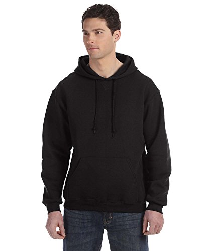 Russell Athletic Herren Dri-Power Fleece-Kapuzenpullover - Schwarz - Klein von Russell Athletic