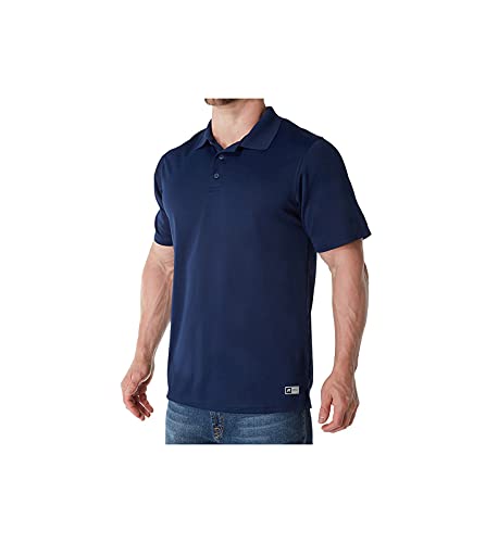 Russell Athletic Herren Dri-Power Performance Golf Polo Golfhemd, Navy, X-Large von Russell Athletic