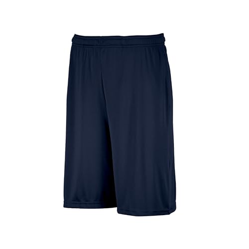 Russell Athletic Herren Dri-Power Performance Taschen Shorts, Marineblau, Groß von Russell Athletic