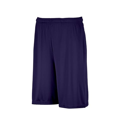 Russell Athletic Herren Dri-Power Performance Short mit Taschen Kurze Hose, Violett, 3X-Large von Russell Athletic