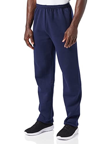 Russell Athletic Herren Dri Power Fleece Open Bottom Sweatpants with Pockets, Relaxed Fit, Moisture Wicking Trainingshose, Marineblau, X-Groß von Russell Athletic