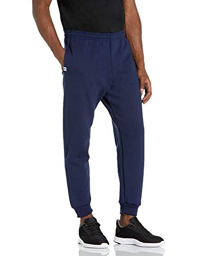 Russell Athletic Herren Dri Power Fleece-Jogginghose mit Taschen, Entspannte Passform, Feuchtigkeitstransport Trainingshose, Navy, Mittel von Russell Athletic