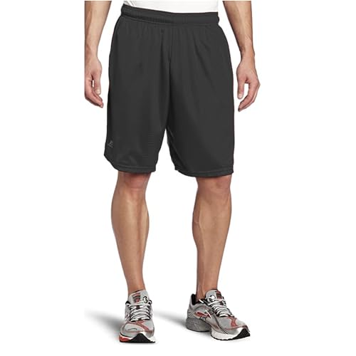 Russell Athletic Herren Mesh Pocket Short Kurz, Stealth, L von Russell Athletic