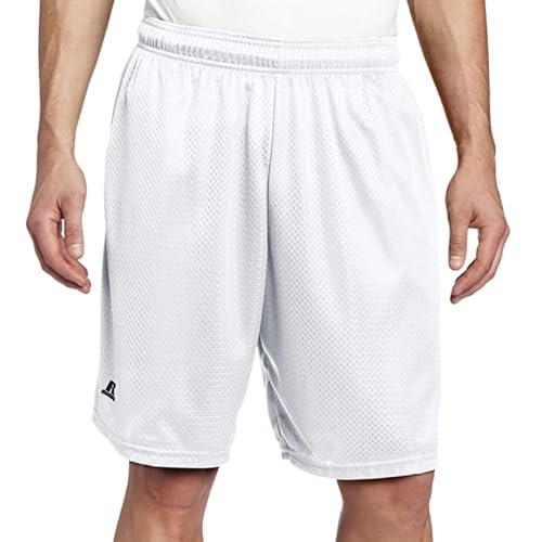 Russell Athletic Herren Mesh Pocket Short Kurz, Weiss/opulenter Garten, 3X-Groß von Russell Athletic