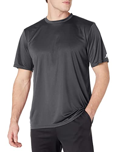 Russell Athletic Herren Kurzärmeliges Performance T-Shirt, Stealth, X-Large von Russell Athletic