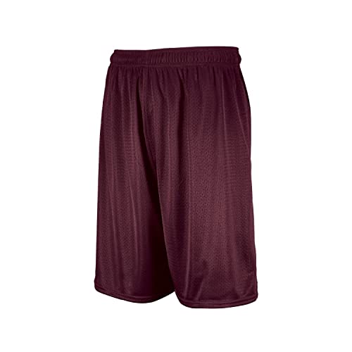 Russell Athletic Herren Russell Dri-Power Netz, Größe XXL Shorts, Kastanienbraun, 4X-Large von Russell Athletic