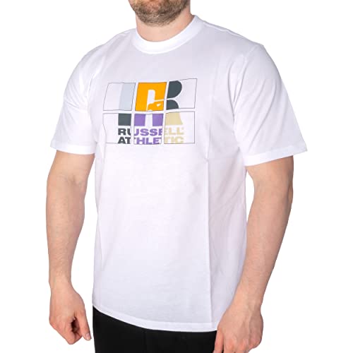 Russell Athletic Multiscren T-Shirt Herren weiß L von Russell Athletic