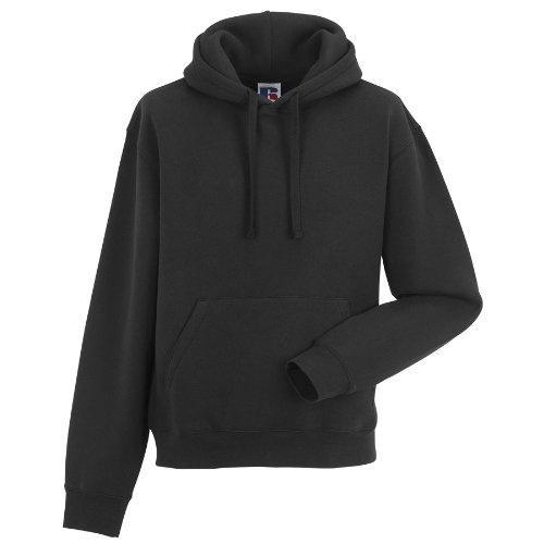 Russell Authentic Kapuzenpullover / Kapuzensweater / Hoodie (2XL) (Schwarz) von Russell