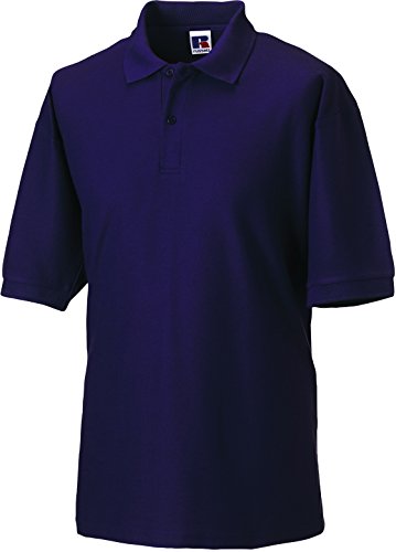 Russell Collection Klassisches Poloshirt aus Mischgewebe R-539M-0 M,Purple von Russell Athletic