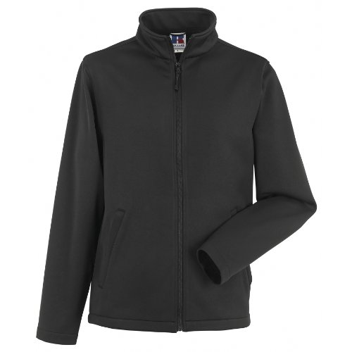 Russell Herren Smart Softshell-Jacke (S) (schwarz) von Russell