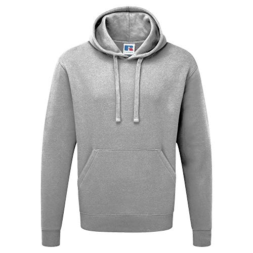 Russell – Sweatshirt mit Kapuze – Herren M hellgrau von Russell Athletic
