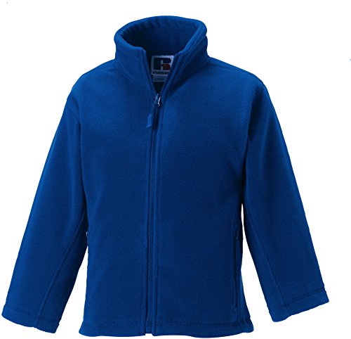 Russell Europe: Kids` Full Zip Outdoor Fleece R-870B-0, Größe:XL (140/9-10);Farbe:Bright Royal von Russell Europe