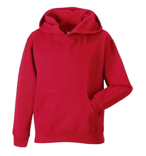 Russell Europe: Kids` Hooded Sweat R-575B-0, Größe:XL (140/9-10);Farbe:Classic Red von Russell Europe