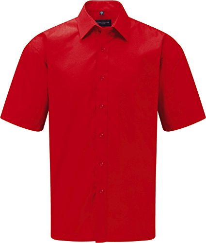 Russell Europe: Popelin Hemd R-935M-0, Größe:4XL;Farbe:Classic Red von Russell Collection